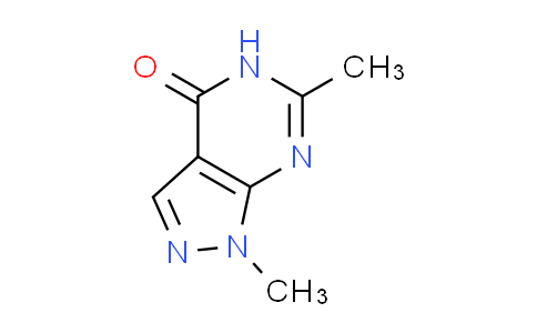 CAS No. 57121-52-5, 1,6-dimethyl-1,5-dihydro-4H-pyrazolo[3,4-d]pyrimidin-4-one