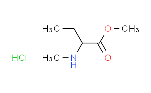 CAS No. 1390654-01-9, methyl 2-(methylamino)butanoate hydrochloride