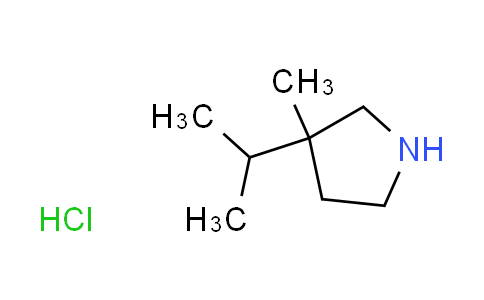 CAS No. 1909325-22-9, 3-isopropyl-3-methylpyrrolidine hydrochloride