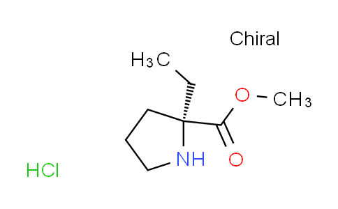 CAS No. 1065334-12-4, methyl 2-ethylprolinate hydrochloride
