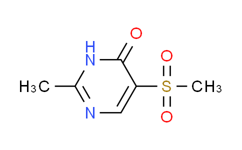 CAS No. 17551-48-3, 2-methyl-5-(methylsulfonyl)-4(3H)-pyrimidinone