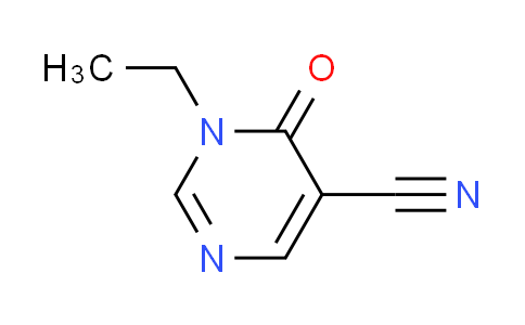 CAS No. 1330756-12-1, 1-ethyl-6-oxo-1,6-dihydro-5-pyrimidinecarbonitrile