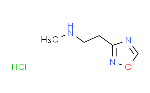 CAS No. 1390654-65-5, N-methyl-2-(1,2,4-oxadiazol-3-yl)ethanamine hydrochloride