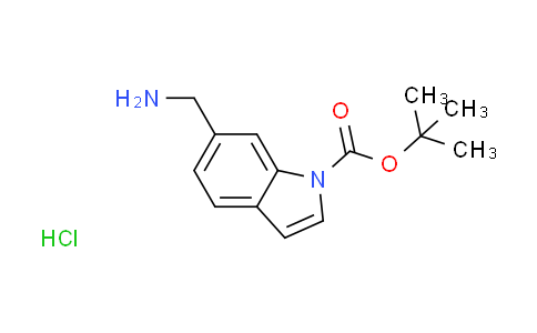 CAS No. 1401425-66-8, tert-butyl 6-(aminomethyl)-1H-indole-1-carboxylate hydrochloride