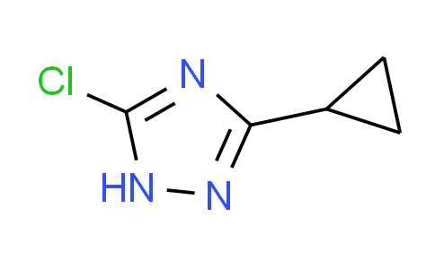 CAS No. 1279219-26-9, 5-chloro-3-cyclopropyl-1H-1,2,4-triazole