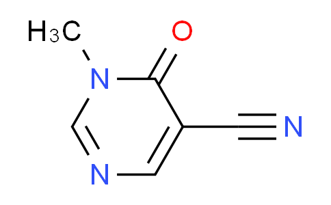 CAS No. 1330756-29-0, 1-methyl-6-oxo-1,6-dihydro-5-pyrimidinecarbonitrile
