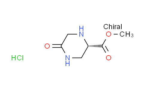 methyl (2S)-5-oxo-2-piperazinecarboxylate hydrochloride