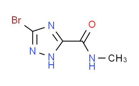 CAS No. 1232793-93-9, 3-bromo-N-methyl-1H-1,2,4-triazole-5-carboxamide