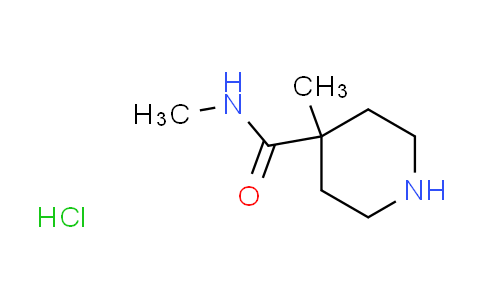 CAS No. 1361115-91-4, N,4-dimethyl-4-piperidinecarboxamide hydrochloride