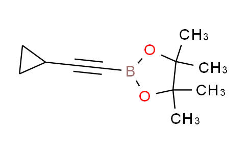 CAS No. 1432491-43-4, 2-(cyclopropylethynyl)-4,4,5,5-tetramethyl-1,3,2-dioxaborolane