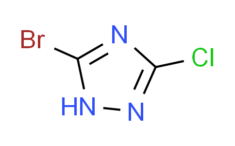 CAS No. 15777-55-6, 5-bromo-3-chloro-1H-1,2,4-triazole