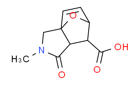 CAS No. 1820576-25-7, rac-(1S,5R,6S,7R)-3-methyl-4-oxo-10-oxa-3-azatricyclo[5.2.1.0~1,5~]dec-8-ene-6-carboxylic acid