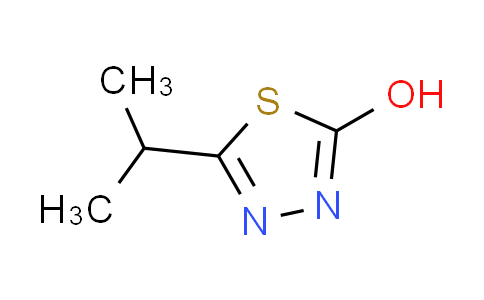 CAS No. 84352-67-0, 5-isopropyl-1,3,4-thiadiazol-2-ol