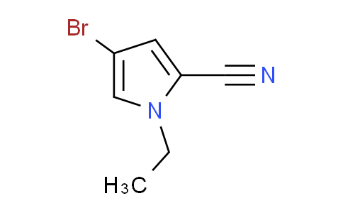 CAS No. 1308384-54-4, 4-bromo-1-ethyl-1H-pyrrole-2-carbonitrile