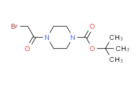 CAS No. 112257-12-2, tert-butyl 4-(bromoacetyl)-1-piperazinecarboxylate