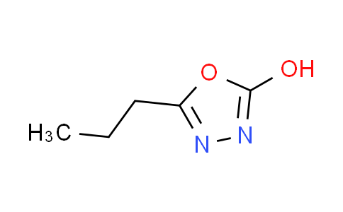 CAS No. 855389-47-8, 5-propyl-1,3,4-oxadiazol-2-ol