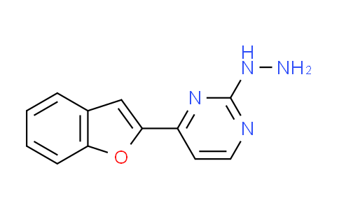 CAS No. 1108234-21-4, 4-(1-benzofuran-2-yl)-2-hydrazinopyrimidine
