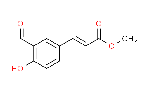 CAS No. 417712-26-6, methyl (2E)-3-(3-formyl-4-hydroxyphenyl)acrylate