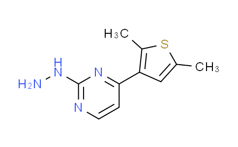 CAS No. 1308384-61-3, 4-(2,5-dimethyl-3-thienyl)-2-hydrazinopyrimidine