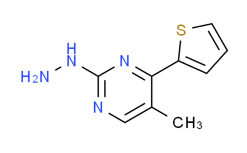 CAS No. 1019257-99-8, 2-hydrazino-5-methyl-4-(2-thienyl)pyrimidine