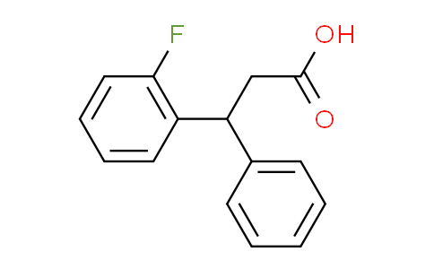 CAS No. 1142210-78-3, 3-(2-fluorophenyl)-3-phenylpropanoic acid