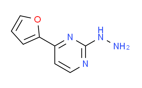CAS No. 931998-11-7, 4-(2-furyl)-2-hydrazinopyrimidine