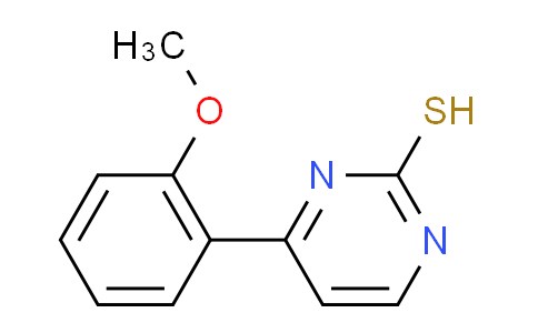 CAS No. 1065101-28-1, 4-(2-methoxyphenyl)-2-pyrimidinethiol