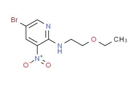CAS No. 1249309-23-6, 5-bromo-N-(2-ethoxyethyl)-3-nitro-2-pyridinamine