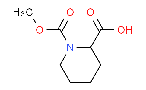 CAS No. 134902-40-2, 1-(methoxycarbonyl)-2-piperidinecarboxylic acid