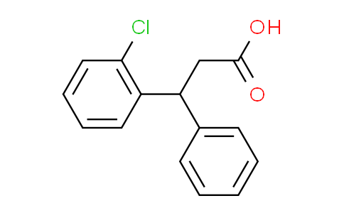 CAS No. 286947-86-2, 3-(2-chlorophenyl)-3-phenylpropanoic acid