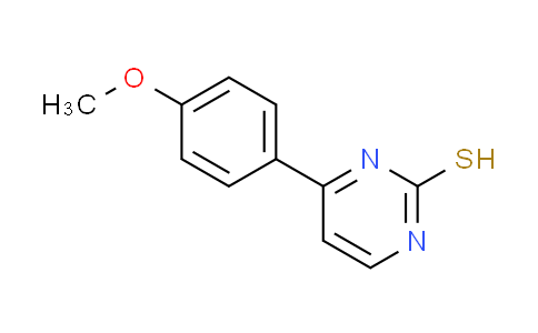 CAS No. 175202-77-4, 4-(4-methoxyphenyl)-2-pyrimidinethiol