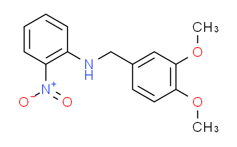 CAS No. 5729-19-1, (3,4-dimethoxybenzyl)(2-nitrophenyl)amine