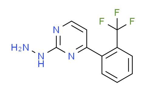 CAS No. 1864013-94-4, 2-hydrazino-4-[2-(trifluoromethyl)phenyl]pyrimidine