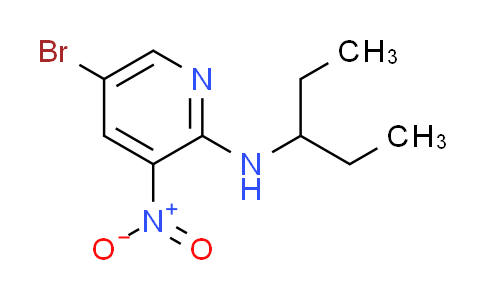 CAS No. 1306102-61-3, 5-bromo-N-(1-ethylpropyl)-3-nitro-2-pyridinamine