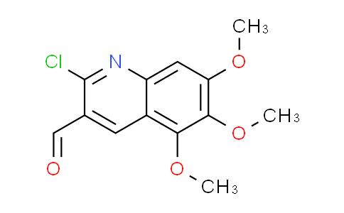 CAS No. 68236-25-9, 2-chloro-5,6,7-trimethoxy-3-quinolinecarbaldehyde
