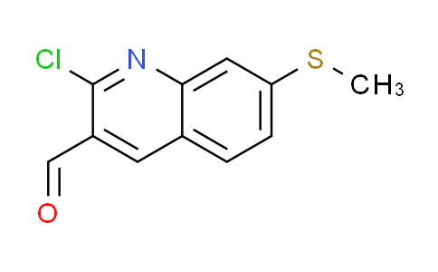 CAS No. 73568-30-6, 2-chloro-7-(methylthio)-3-quinolinecarbaldehyde