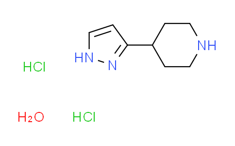 CAS No. 690262-00-1, 4-(1H-pyrazol-3-yl)piperidine dihydrochloride hydrate
