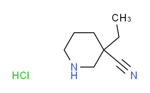 CAS No. 1205750-24-8, 3-ethyl-3-piperidinecarbonitrile hydrochloride
