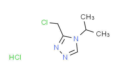 CAS No. 1609401-25-3, 3-(chloromethyl)-4-isopropyl-4H-1,2,4-triazole hydrochloride