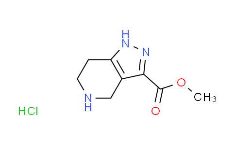 CAS No. 1609400-85-2, methyl 4,5,6,7-tetrahydro-1H-pyrazolo[4,3-c]pyridine-3-carboxylate hydrochloride