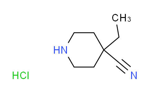 CAS No. 1205748-66-8, 4-ethyl-4-piperidinecarbonitrile hydrochloride