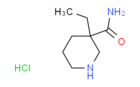 CAS No. 1609409-12-2, 3-ethyl-3-piperidinecarboxamide hydrochloride