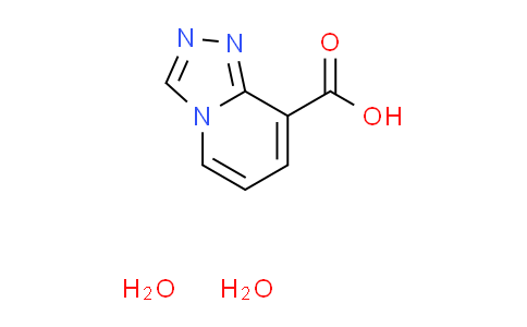 CAS No. 1609404-05-8, [1,2,4]triazolo[4,3-a]pyridine-8-carboxylic acid dihydrate