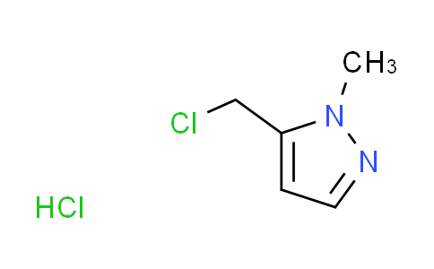 CAS No. 1434128-56-9, 5-(chloromethyl)-1-methyl-1H-pyrazole hydrochloride