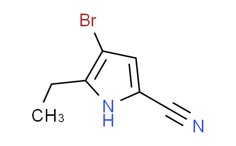 CAS No. 1354783-31-5, 4-bromo-5-ethyl-1H-pyrrole-2-carbonitrile