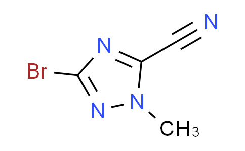 CAS No. 1350521-71-9, 3-bromo-1-methyl-1H-1,2,4-triazole-5-carbonitrile