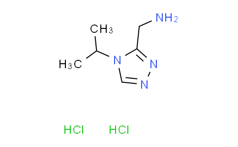 CAS No. 1258651-61-4, [(4-isopropyl-4H-1,2,4-triazol-3-yl)methyl]amine dihydrochloride