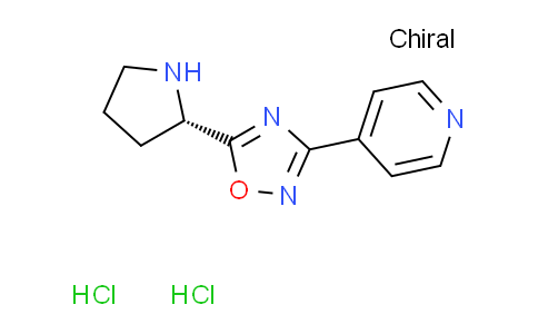 CAS No. 1609388-48-8, 4-{5-[(2S)-2-pyrrolidinyl]-1,2,4-oxadiazol-3-yl}pyridine dihydrochloride