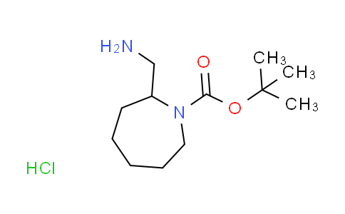 CAS No. 1609407-10-4, tert-butyl 2-(aminomethyl)-1-azepanecarboxylate hydrochloride