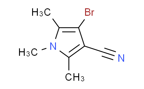 CAS No. 1393728-46-5, 4-bromo-1,2,5-trimethyl-1H-pyrrole-3-carbonitrile